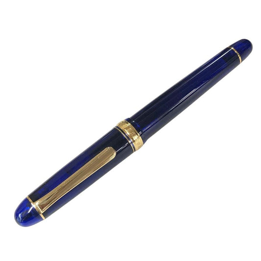 プラチナ 万年筆 3776 センチュリー シャルトルブルー ペン先14K 585 青 ブルー PLATINUM【AFI18】